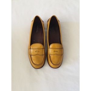 Mustard Yellow Prada Loafers